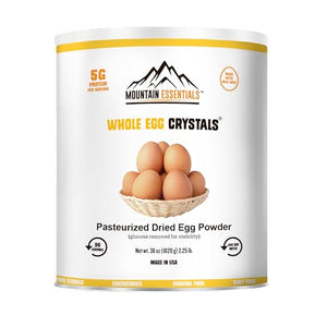 Mountain Essentials Dehydrated Whole Powdered Egg Crystals, 2.25 Lb Can