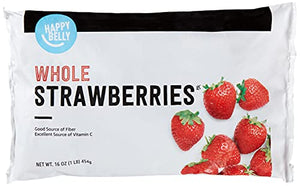 Happy Belly Whole Strawberries, 16 oz, Frozen