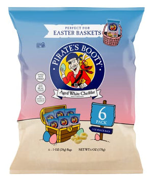 Pirate's Booty Aged White Cheddar Cheese Puffs, 6pk, Gluten Free