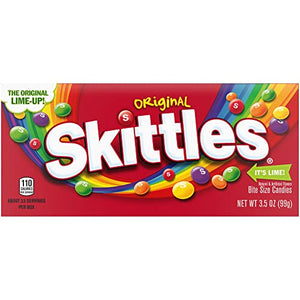 SKITTLES Original Theater Box, 3.5 Oz, 12 Pack