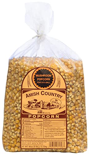 Amish Country Popcorn | 6 lb Bag | Mushroom Popcorn Kernels