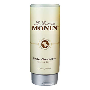 Monin Gourmet White Chocolate Sauce, 12 Ounce