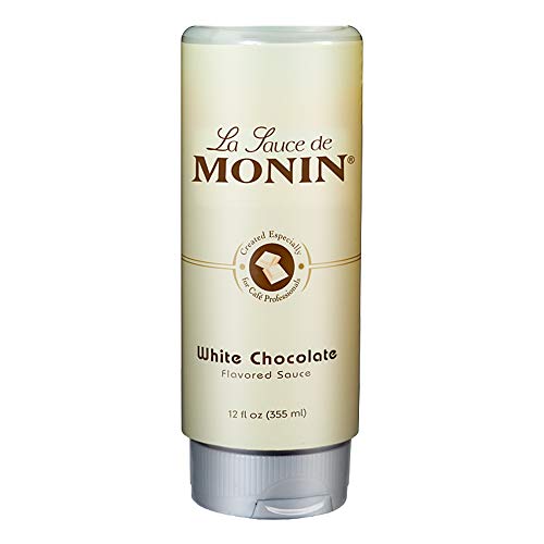 Monin Gourmet White Chocolate Sauce, 12 Ounce