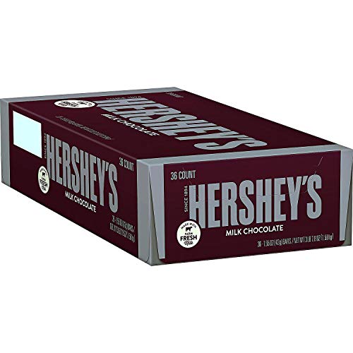 HERSHEY'S Milk Chocolate Bars, 36-ct. Box, 59 ounces