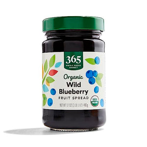 365 Organic Wild Blueberry Fruit Spread, 17oz