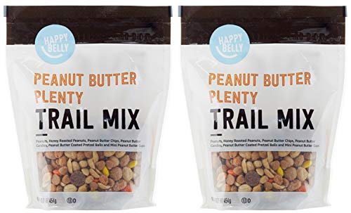 Amazon Brand - Happy Belly Peanut Butter Plenty Trail Mix, 1 lb