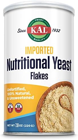 KAL Nutritional Yeast Flakes, Unfortified, 7.8oz