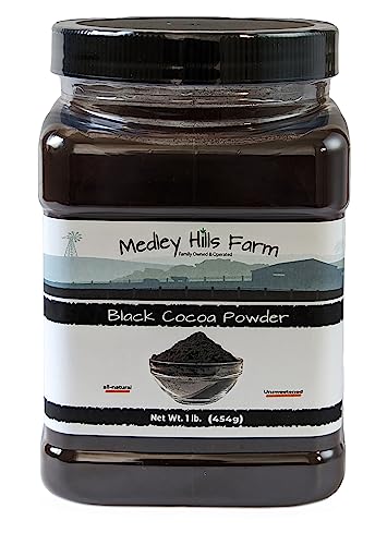 Black Cocoa Powder by Medley Hills Farm, 1 Lb