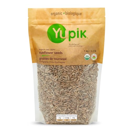 Yupik Organic Raw Shelled Sunflower Seeds, 2.2 lb