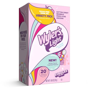 Wyler's Light Singles to Go Powder Packets, Variety Pack, 20 Count