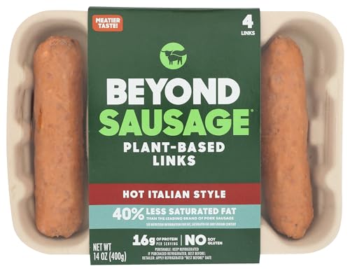 Beyond Meat Sausage Plant-Based Dinner Links, Hot Italian, 14 Oz