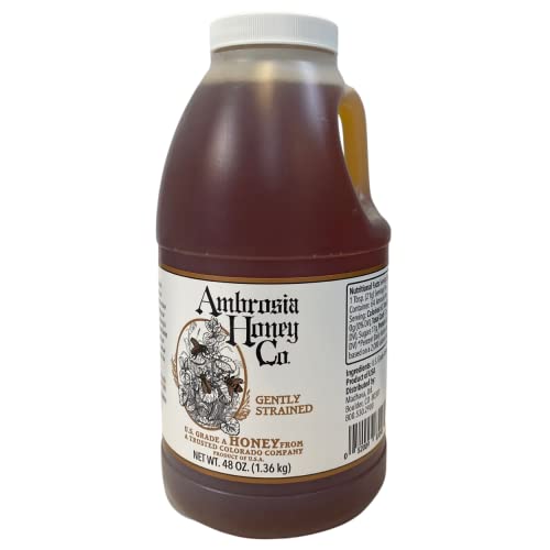 Ambrosia Gently Strained Honey, 48 oz Bottle