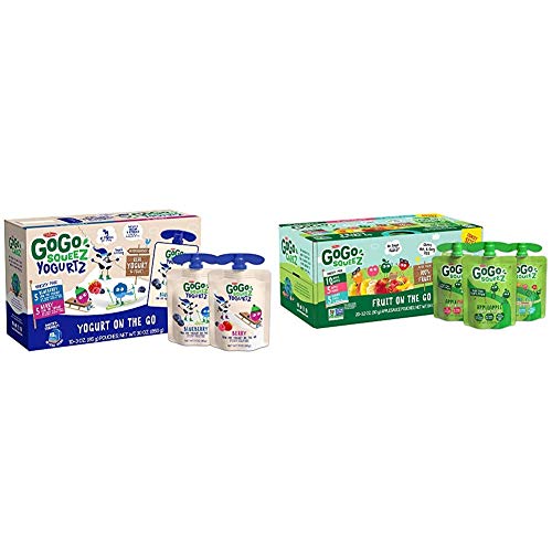 GoGo squeeZ Yogurt & Fruit Variety Packs, 60 Count