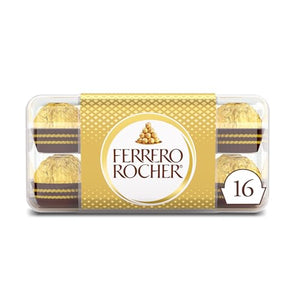 Ferrero Rocher, 16 Count, Premium Gourmet Milk Chocolate Hazelnut, 7 oz