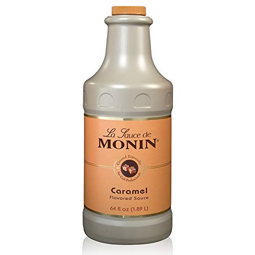 Monin Gourmet Caramel Sauce, Rich and Buttery, 64 Ounce