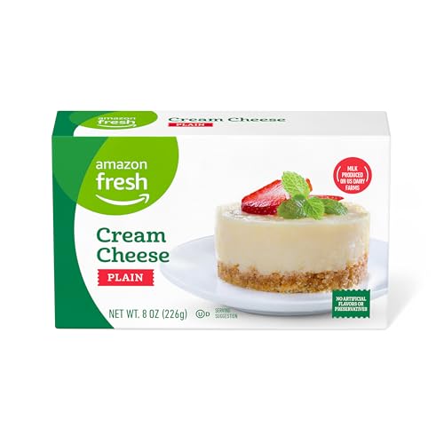 Amazon Fresh Cream Cheese, 8 Oz