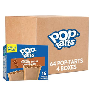 Pop-Tarts Frosted Brown Sugar Cinnamon, 64 Count