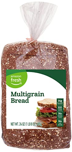 Amazon Fresh Multigrain Sandwich Bread, 24 Oz