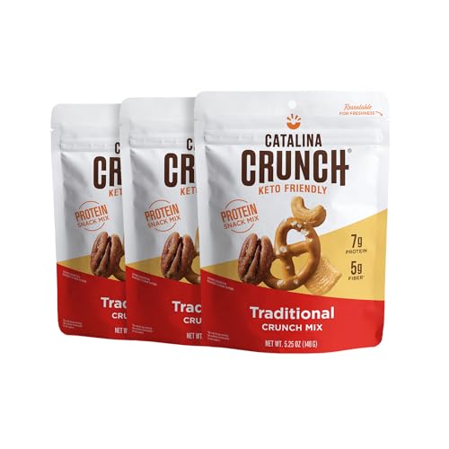 Catalina Crunch Mix Traditional Protein Snack, 3 Pack