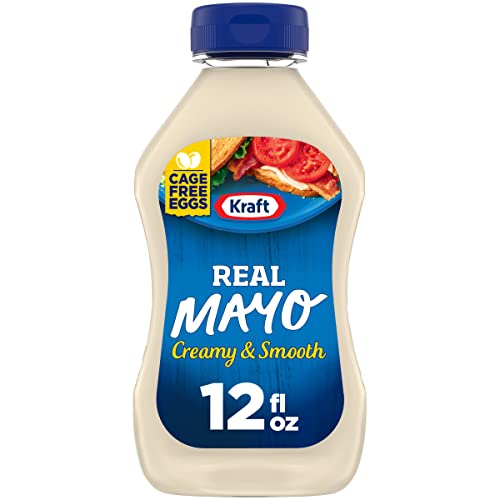 Kraft Real Mayo Classic Mayonnaise, 12 fl oz Bottle