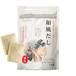 Orgnisulmte Dashi Stock, 8g x 18 Packs