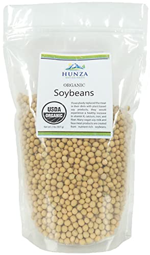 Hunza Organic Soybeans, 2 lbs