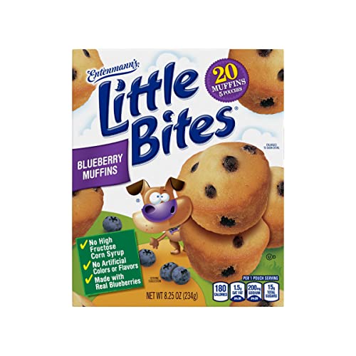 Entenmann’s Little Bites Blueberry Muffins, 5 Count