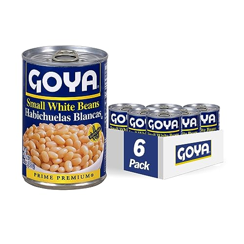 Goya Premium Small White Beans, 15.5 oz (Pack of 6)