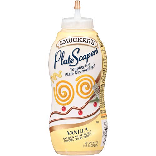 Smucker's Plate Scapers Dessert Topping, Vanilla, 19.5 Ounce