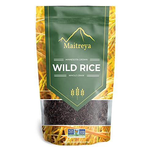 All Natural NON-GMO Minnesota Wild Rice, 5 lbs