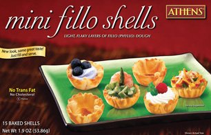 Athens Foods Mini Fillo Shell, 1.9 Ounce, 12 per case