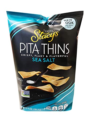 Stacy's Pita Thins Chip, Sea Salt, 2 Pack