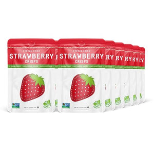 Nature's Turn Freeze-Dried Strawberry Crisps, Pack of 12