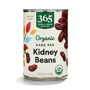 365 by Whole Foods Market, Organic Dark Red Kidney Beans, 15.5 oz