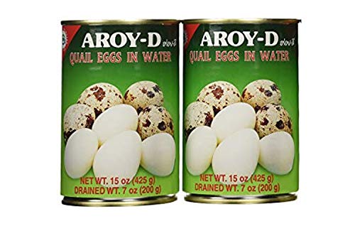 Aroy-D Quail Eggs, 425g (2 Pack)