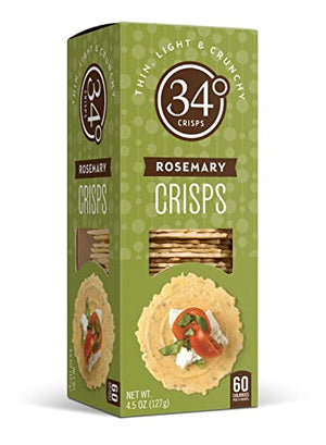 34 Degrees Rosemary Crisps, 4.5 oz