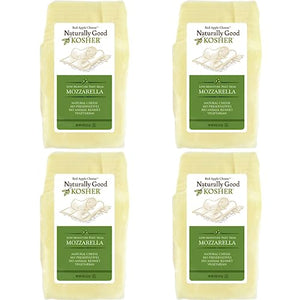 Naturally Good Kosher Mozzarella Cheese Slices, 8 oz (4 Pack)