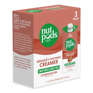 nutpods Sweetened Cookie Butter Keto Coffee Creamer, 3-Pack