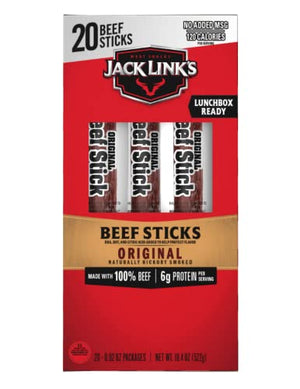 Jack Link's Beef Sticks, Original, 0.92 Oz. (20 Count)