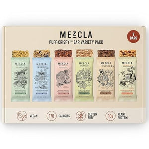 Mezcla Vegan Chocolate High Protein Bars, 8 Pack