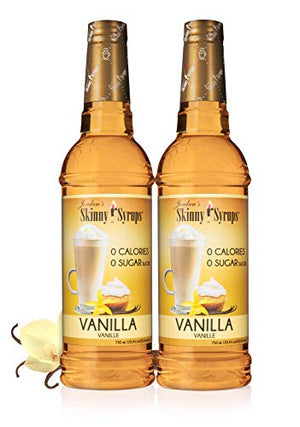 Jordan's Skinny Syrups Sugar Free Vanilla, 25.4 Fl Oz, 2 Pack