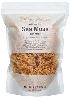 Sea Moss / Irish Moss - Wildcrafted, Raw, 8oz