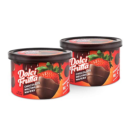 Dolci Frutta Chocolate Melting Wafers, 8 oz (Pack of 2)