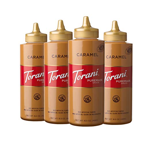 Torani Puremade Caramel Sauce, 16.5 oz, 4 Pack