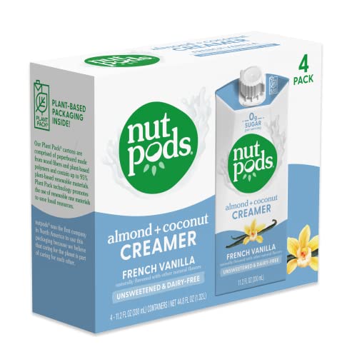 nutpods French Vanilla Creamer, 4-Pack