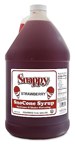 Snappy Strawberry Sno Cone Syrup, 128 Fl Oz