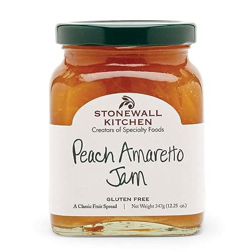 Stonewall Kitchen Peach Amaretto Jam, 12.5 Ounces