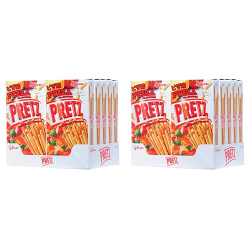 Glico Pretz Biscuit Stick, Pizza Flavored, 20 Pack