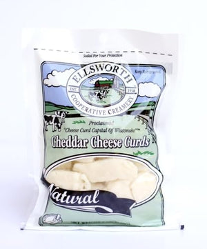 Ellsworth Natural Cheddar Cheese Curds, 5OZ, 12 Pack