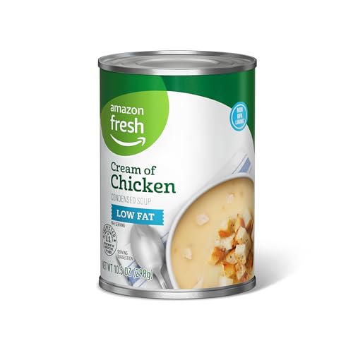 Amazon Fresh Low Fat Cream of Chicken Soup, 10.5 Oz